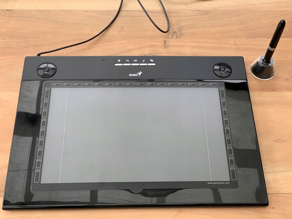 Tablet Graficzny Genius G Pen M712x Mysz Pioro Oficjalne Archiwum Allegro