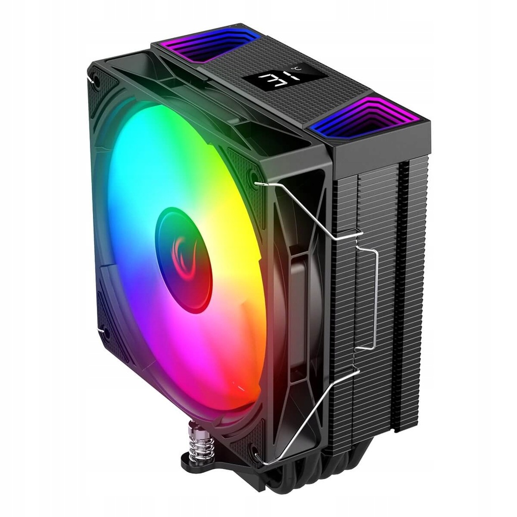 Chłodzenie CPU Rampage OCTAGONC70-BLACK LGA1700/AM5 LCD wentylator infinit