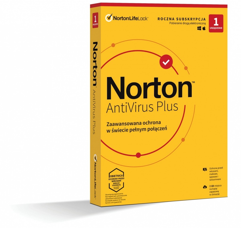 Norton Antivirus Plus 1 st. / 12 miesięcy BOX