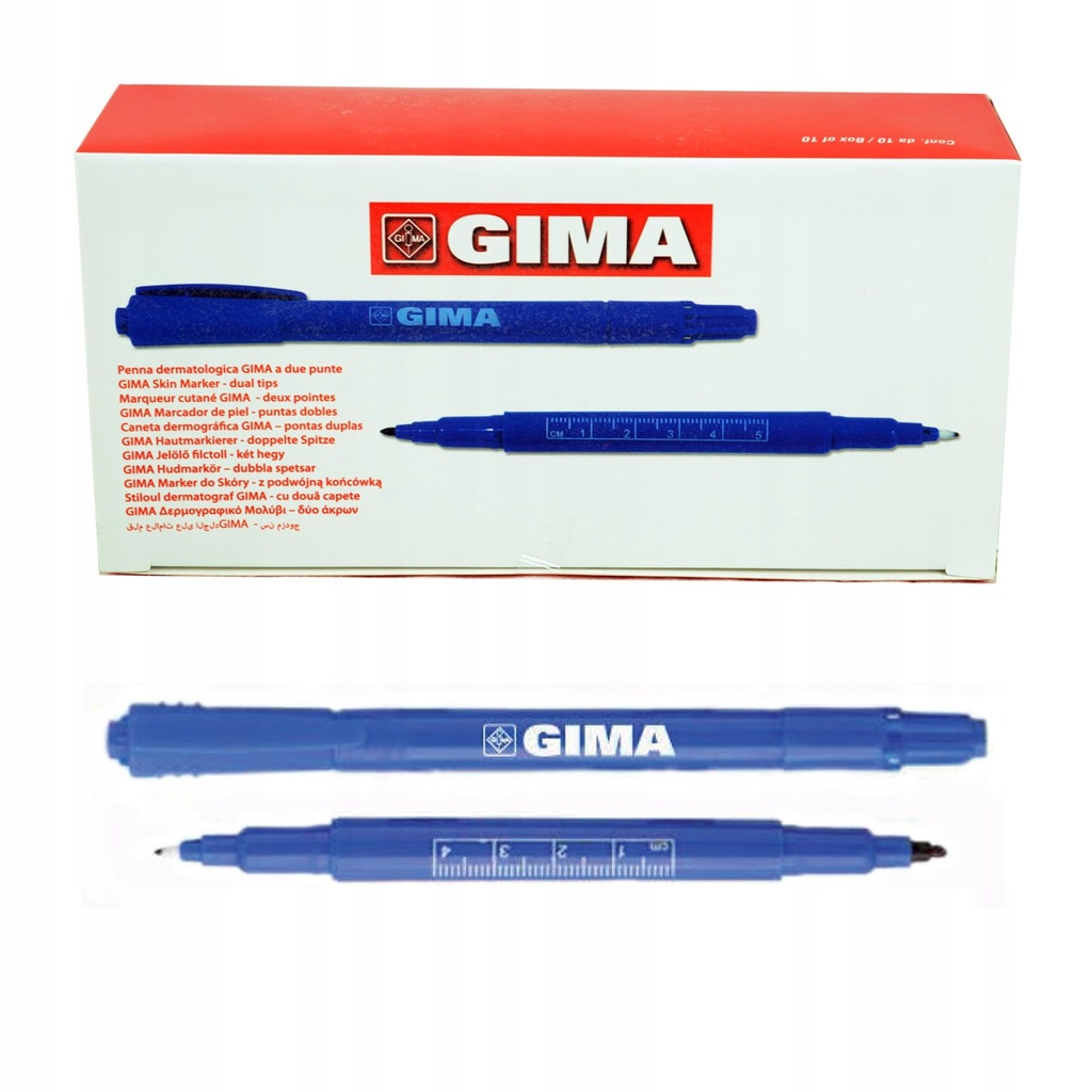 MARKER PISAK chirurgiczny medyczny 2-stron GIMAx10