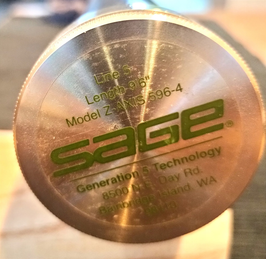 Wędka Sage Z-Axis 596-4