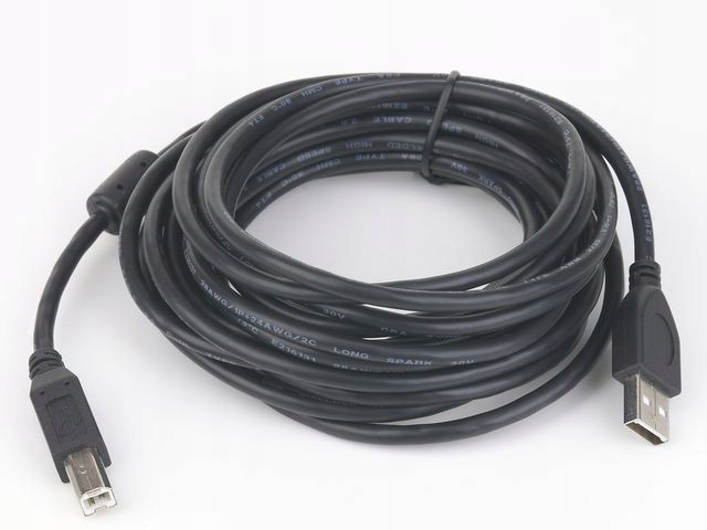 Wysokiej jakości kabel USB 2.0 wtyk A - wtyk B z r