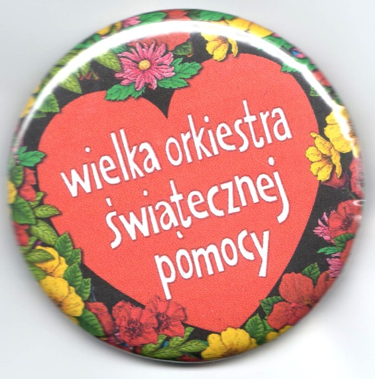 przypinka button WOŚP 2017