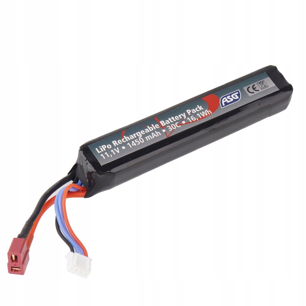 ASG Bateria AEG LiPo 11,1V 1450 mAh 30C T-Connector [1]