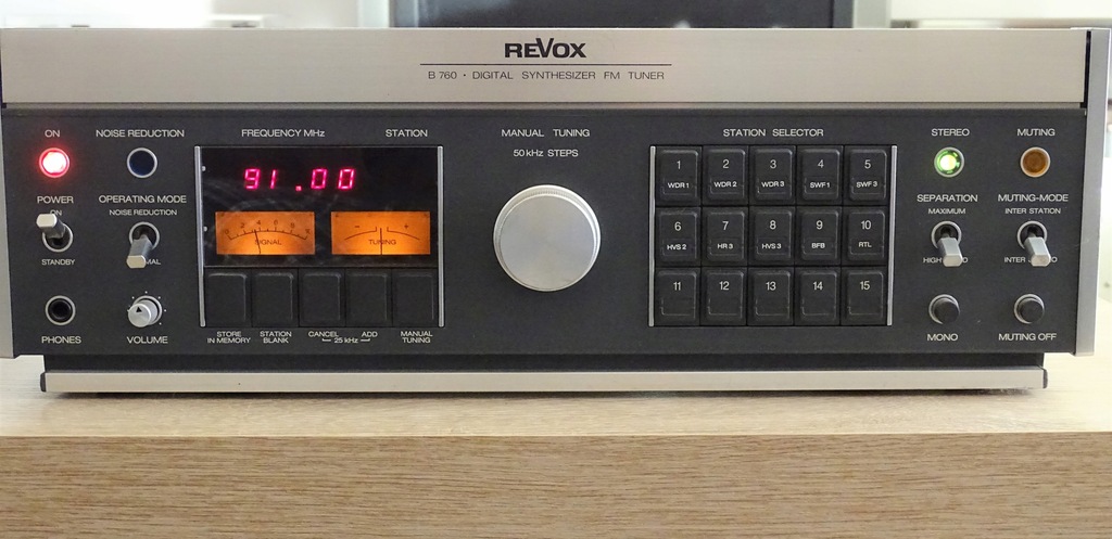 Revox B-760, gabinetowy, oryg. instrukcja, 13 kg!