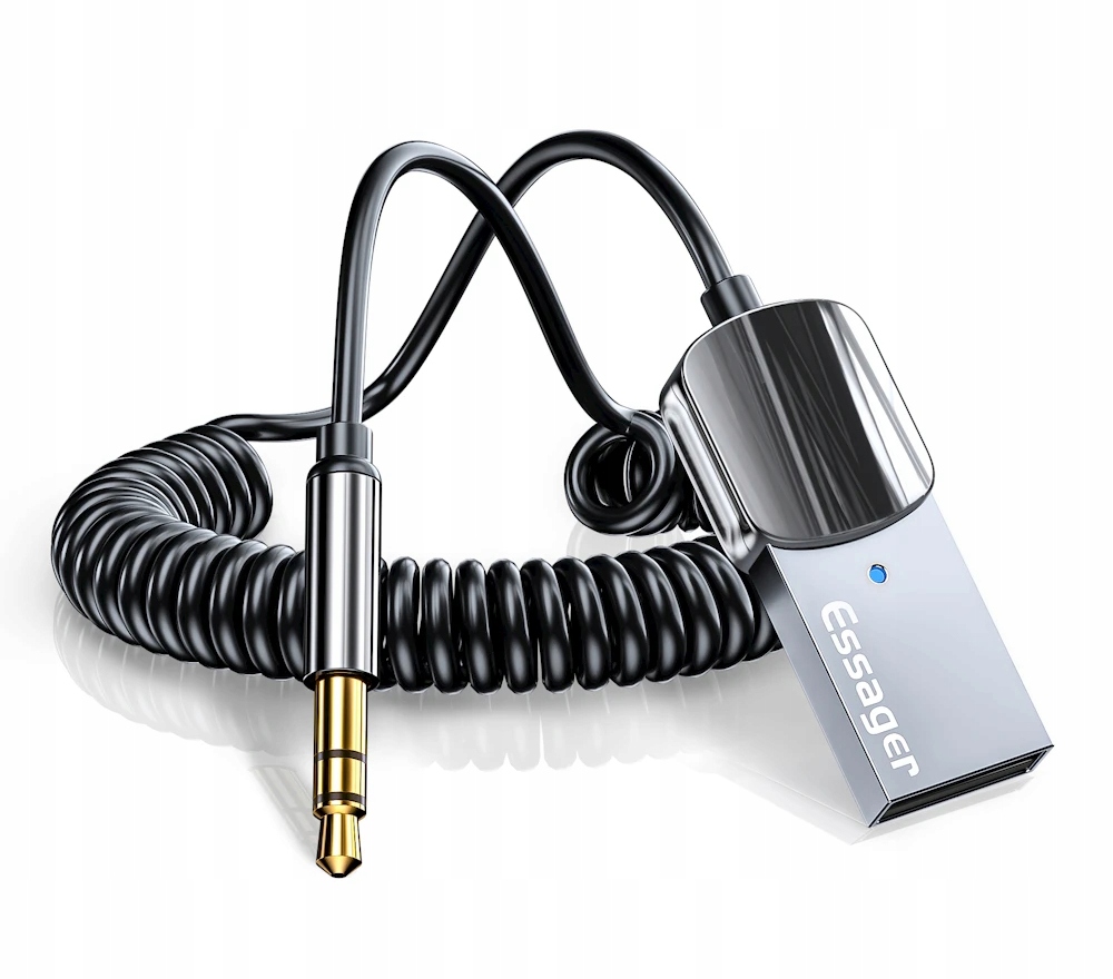 Adapter Samochodowy Bluetooth 5.0 - Audio z Telefonu w Radiu Auta przez BT