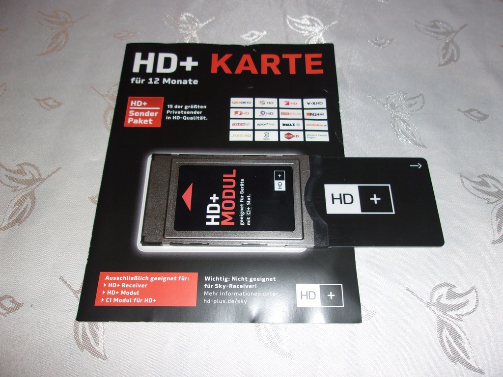 Moduł CAM CI+ ASTRA HD+ KARTA AKTYWNA z Astra 19E