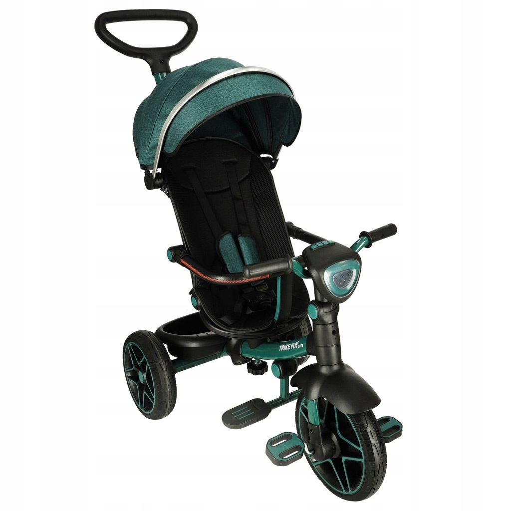 Rowerek trójkołowy TRIKE FIX Elite 2w1 z daszkiem obracany regulowany space