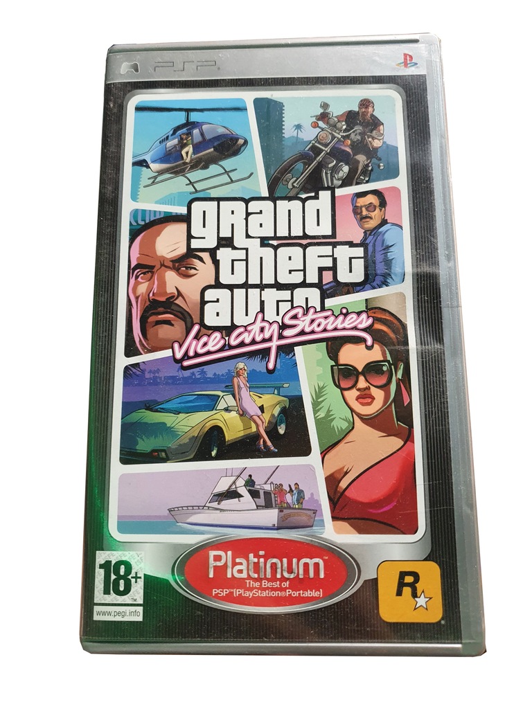 GTA VICE CITY STORIES PSP KOMPLET 3xANG - 12664665711 - oficjalne