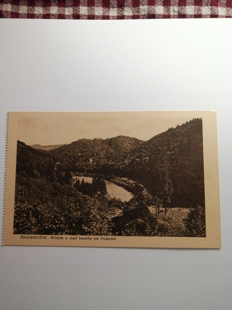 ŹEGIESTOW - 1930- WIDOK Z NAD TUNELU NA POPRAD