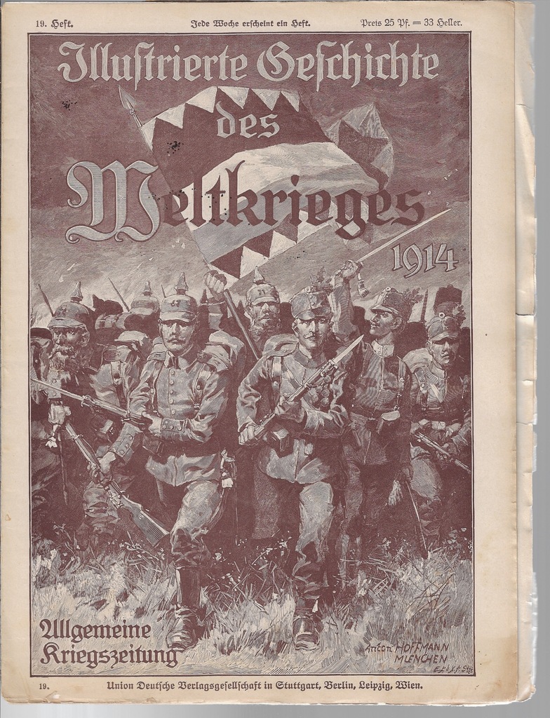 Illustrierte des Weltkrieges 19 1914/1915 GRAFIKA