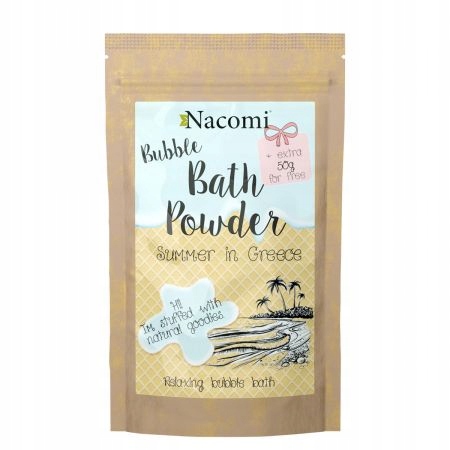 Nacomi Bubble Bath Powder puder do kąpieli Summer In Grecce