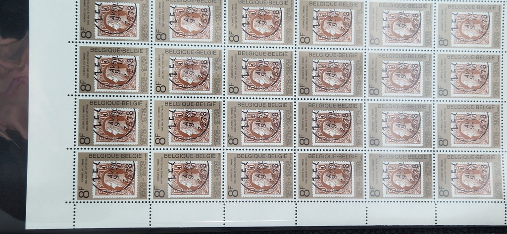 #28 ARKUSZ BELGIA CZYSTY