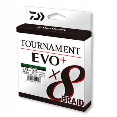 Daiwa Tournament X8 BRAID EVO 135m 0.10mm 6.7kg