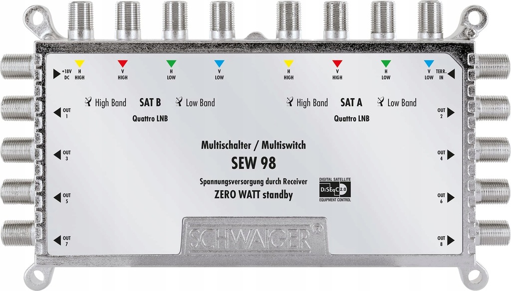 Schwaiger GmbH Schwaiger -5217- Multiswitch 9 - 8