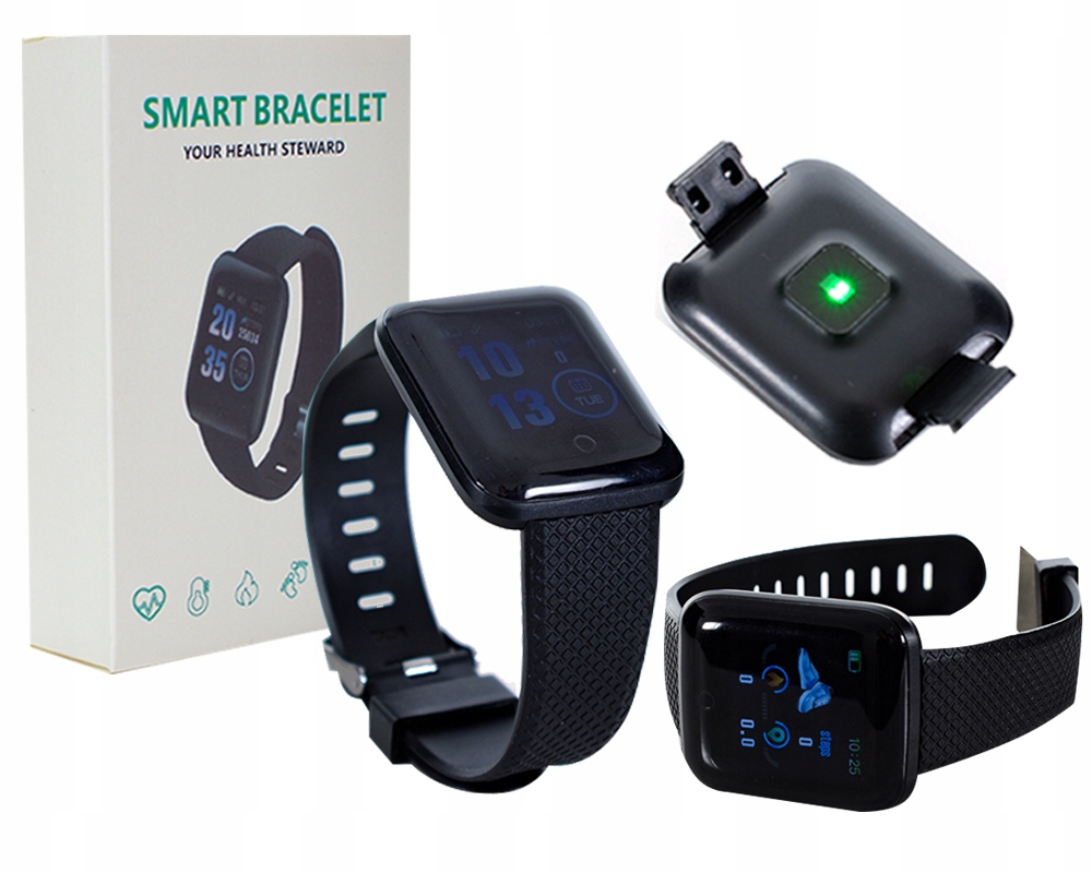 DAMSKI ZEGAREK BRANSOLETKA OPASKA SMART-BAND