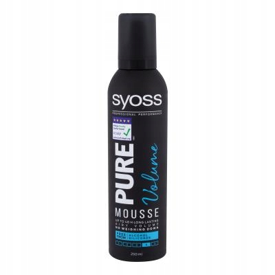 Syoss Pure Volume 250 ml dla kobiet Pianka do włosów