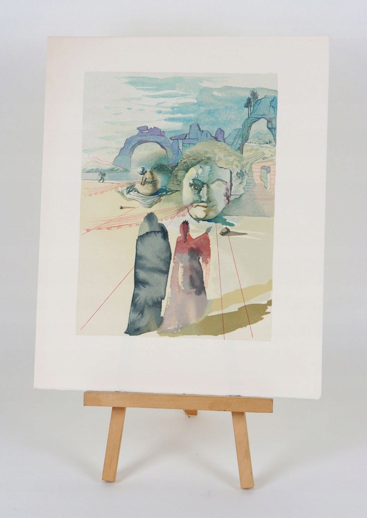 Salvador DALI (1904-1989) Boska Komedia - Czyściec
