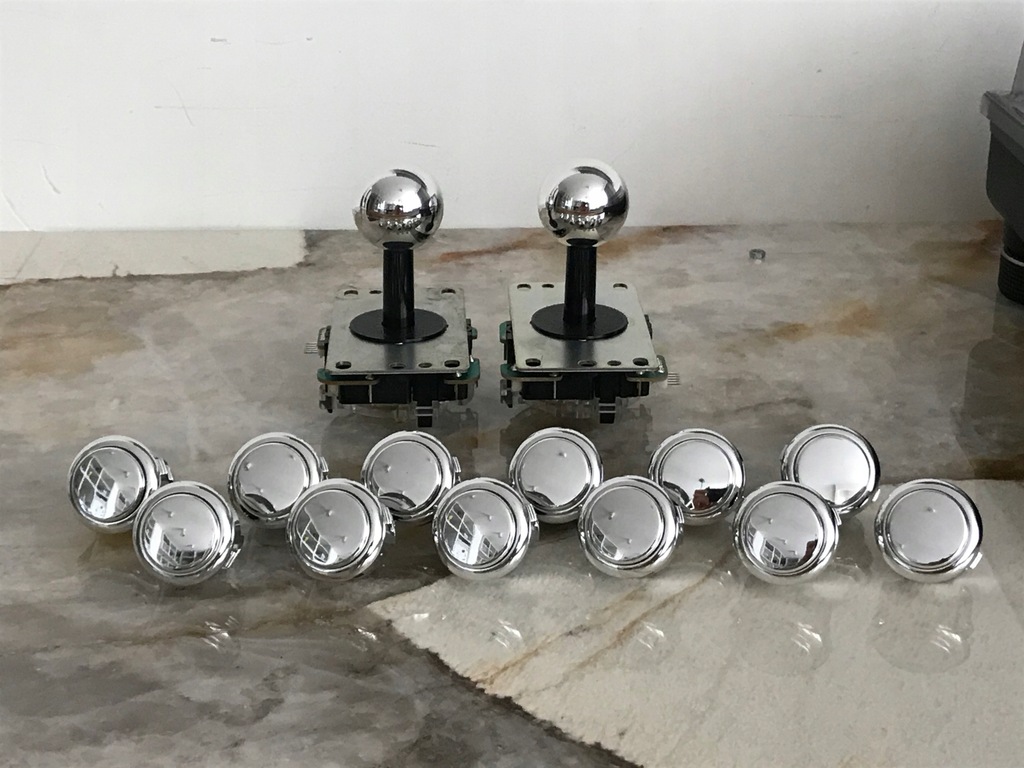 Zestaw Arcade SANWA 2 x Joystick 12 przycisków