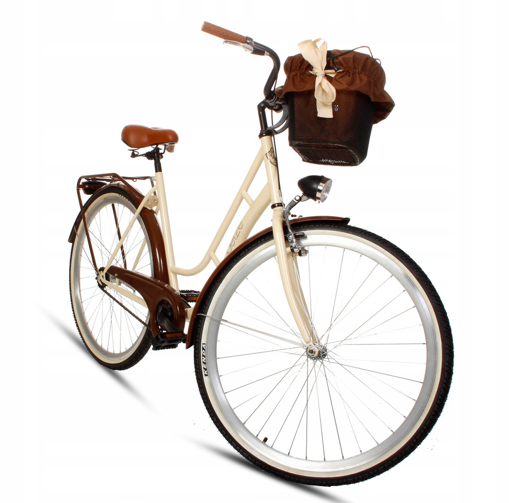 Damski rower miejski GOETZE retro 28 damka + kosz! 8159883962