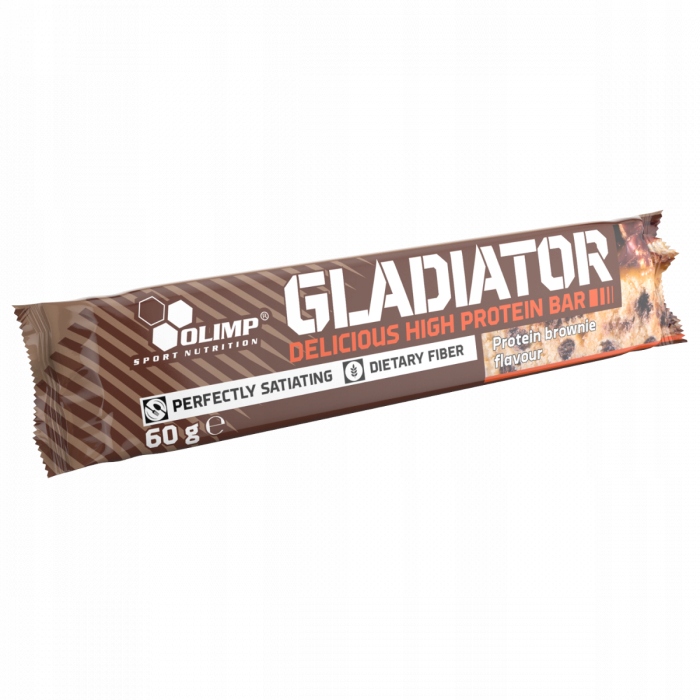 OLIMP Gladiator 60g Baton Białkowy Brownie