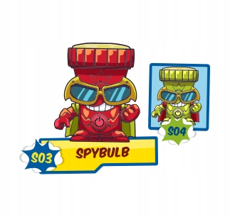 Super Zings seria 6 superzings S03 Spybulb czerwon