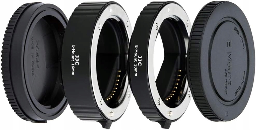 Zestaw pierścieni przedłużających autofokus macro JJC do Sony mocowanie E