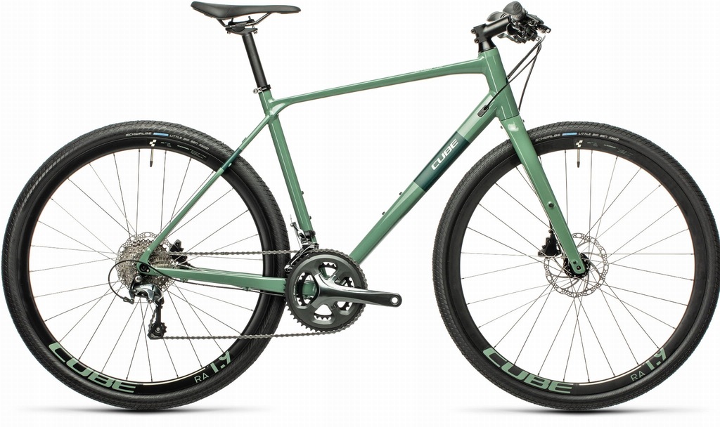 Rower CUBE Sl road pro grey green 2021 roz. 59