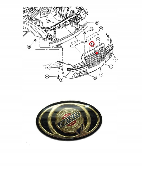       CHRYSLER 300C 300M OEM       Arediru 12478417416