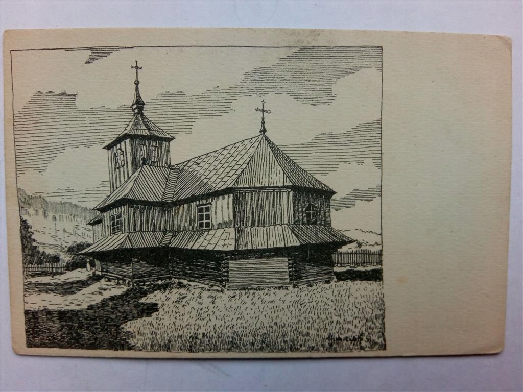 Ruś Zakarpacka, drewniany kościół (1870)