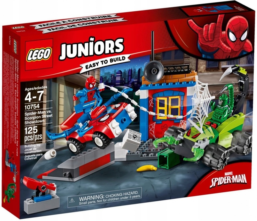 Lego Juniors Spider-Man kontra Skorpion