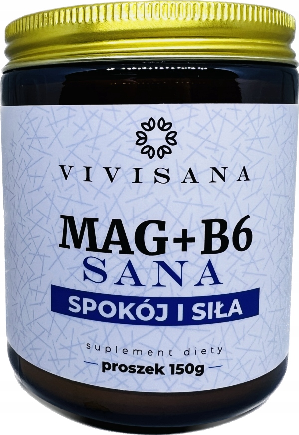 Magnez + Wit B6 MAG+B6 SANA - 150g VIVISANA