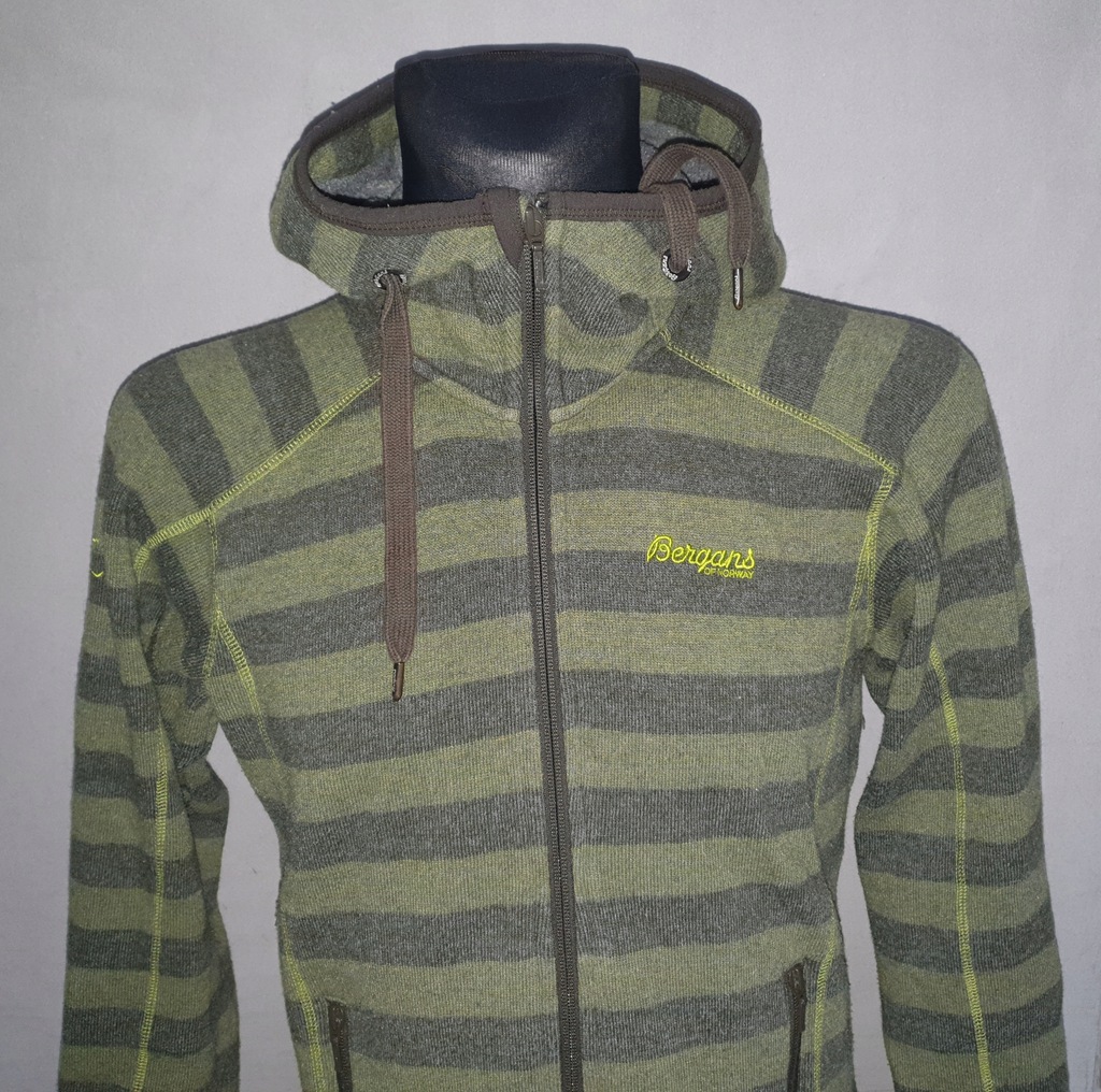 * BERGANS OF NORWAY * bluza/ sweter z kapturem S/M