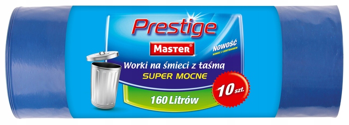 Worki na śmieci 160 litrów a'10 (10 rolek)