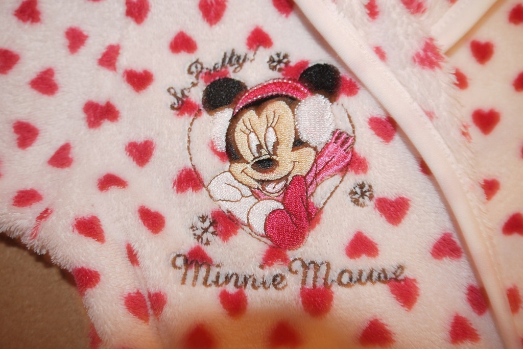 Szlafroczek dla dziewczynki Minnie Mouse Disneya