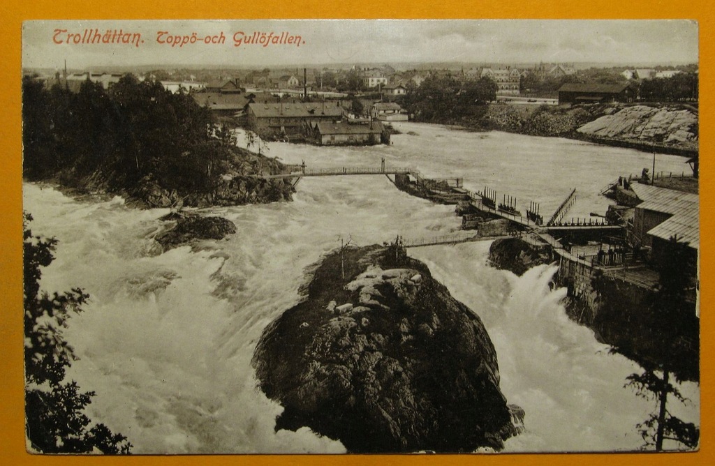 252764, Szwecja, Trollhättan, obieg 1909