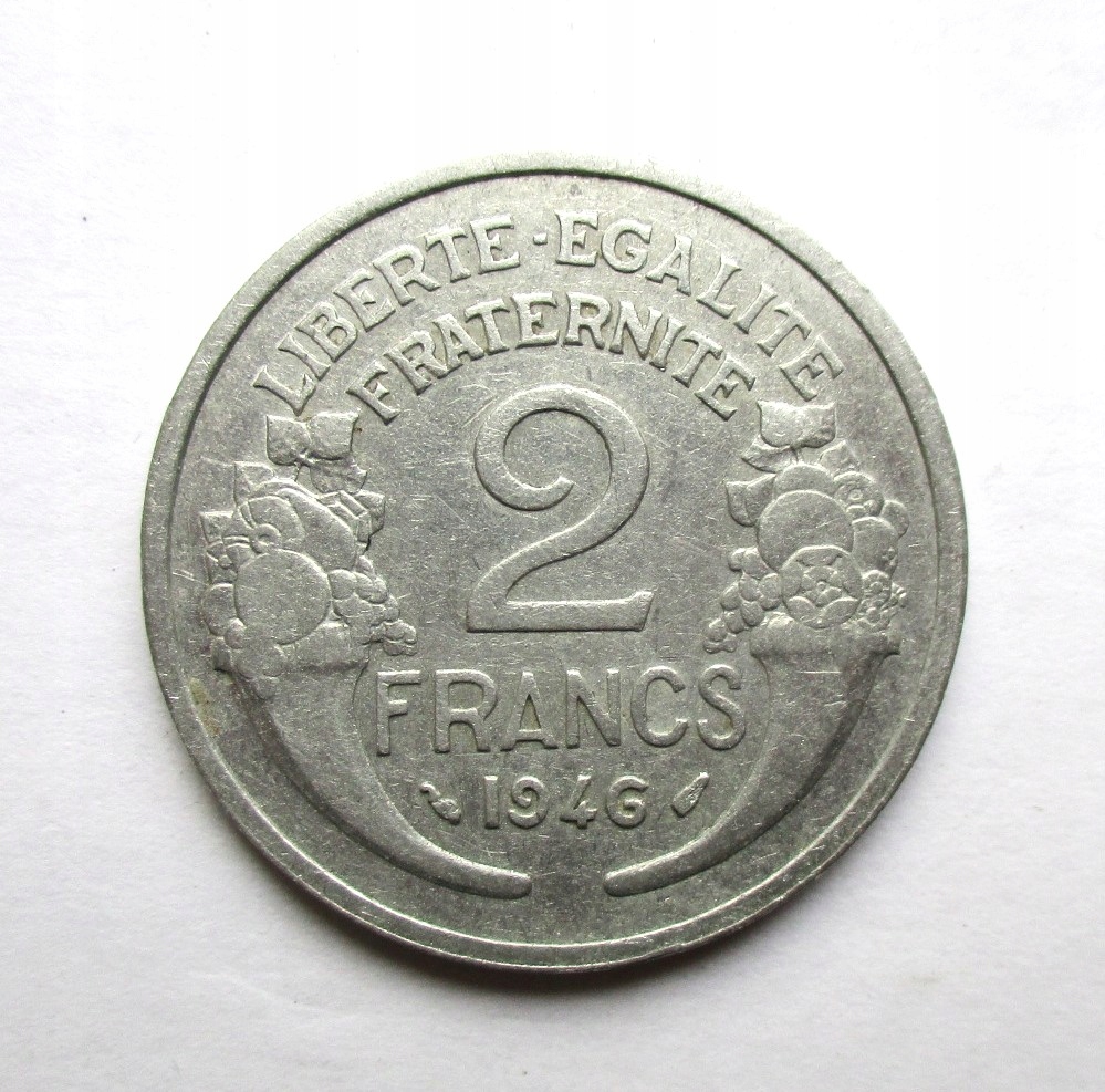2 Franki 1946 r. Francja