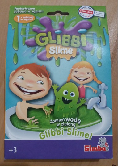 Glibbi Slime -zamień wodę w zieloną -zabawa dzieci