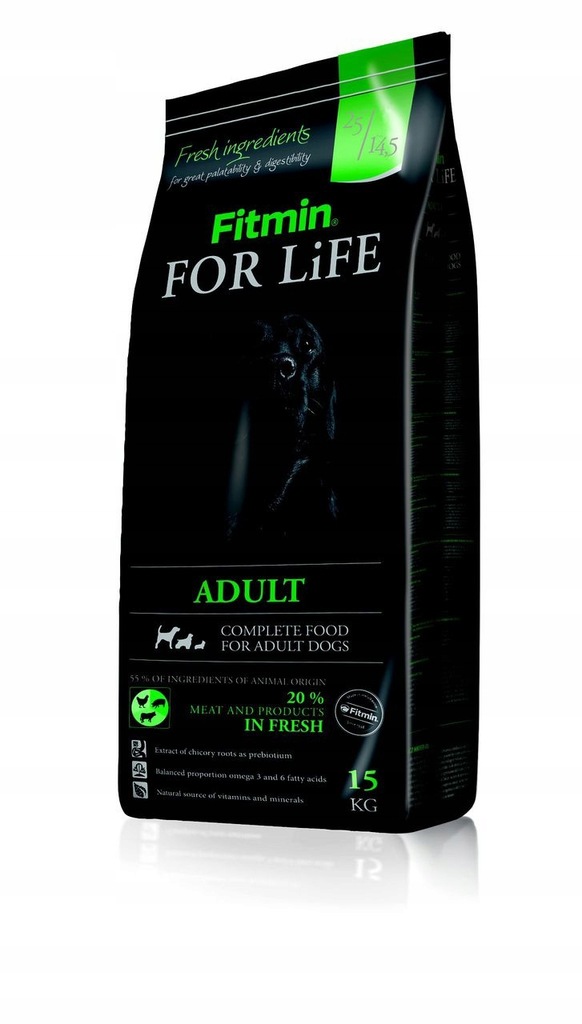 Fitmin For Life Adult 15kg + GRATIS