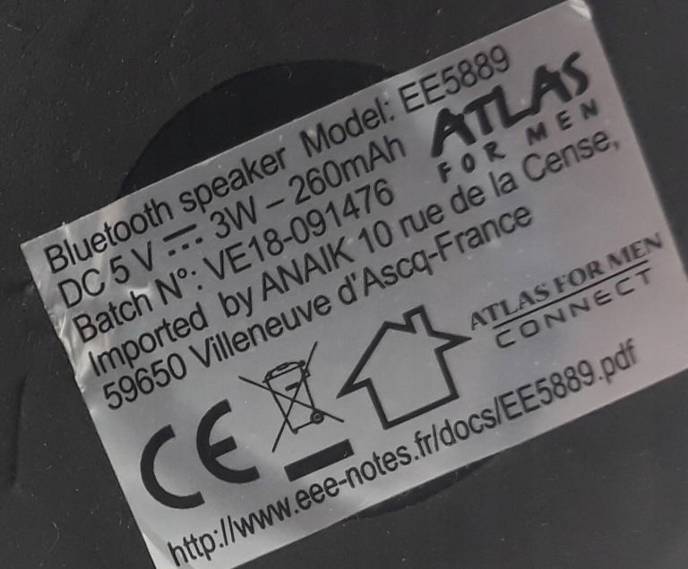 wireless fm radio speaker ee5889