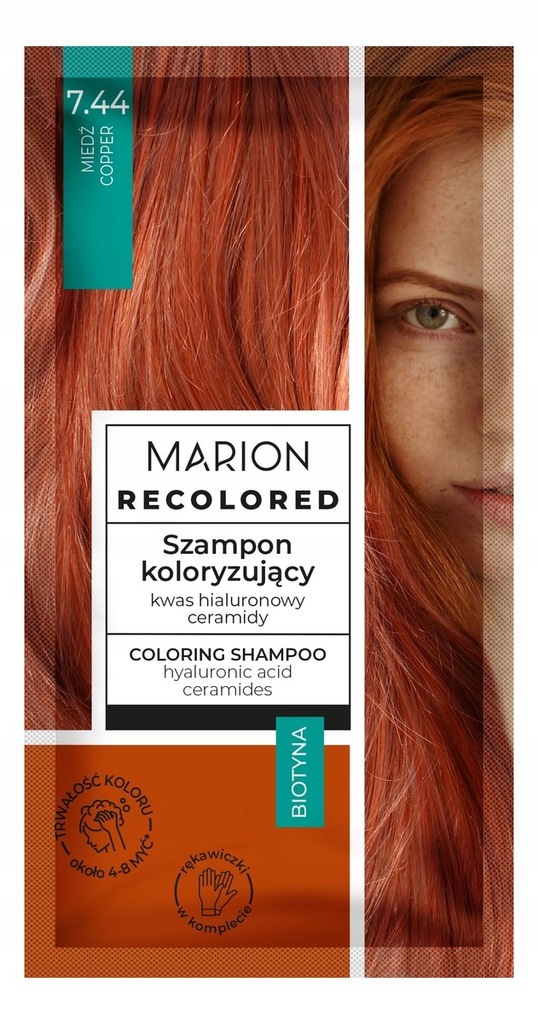 Marion Recolored Szampon koloryzujący (7.44) 35 ml
