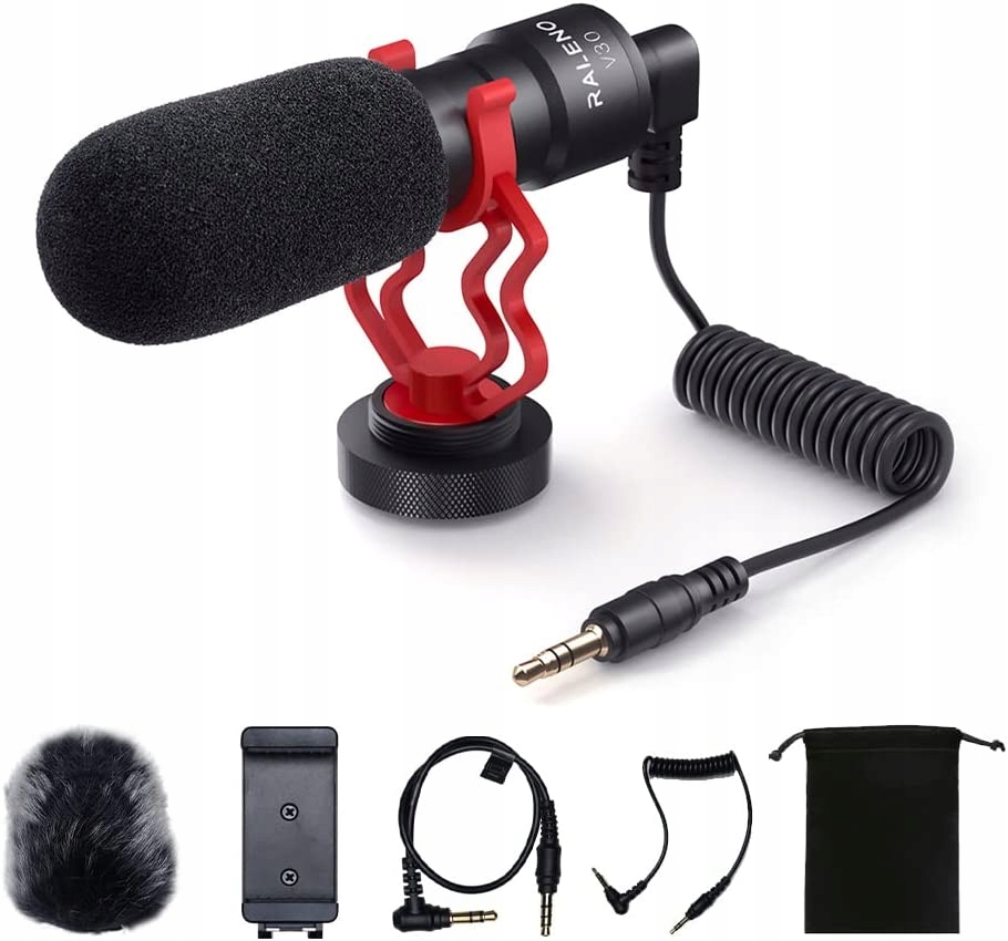 MIKROFON POJEMNOŚCIOWY MINI DO TELEFONÓW KAMER