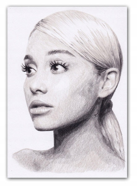 Ariana Grande Portret Kredkami 7746425152 Oficjalne Archiwum