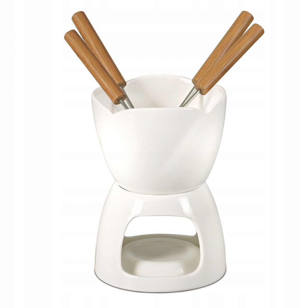 ZESTAW DO FONDUE CZEKOLADOWEGO + WIDELCZYKI BANQUE