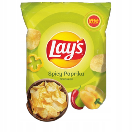 Chipsy Lay's pikantna papryka 200g