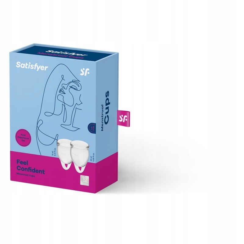 Tampony - Feel Confident Menstrual Cup (transparen