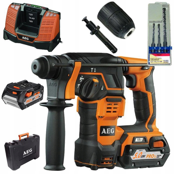 бесщеточная аккумуляторная дрель-шуруповерт aeg bsb18cbl li-502c. B95200 aeg. Li 502c. ушм aeg bews18 125bl. набор электроинструмента aeg.
