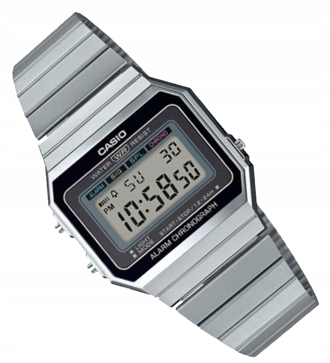 Oldschoolowy zegarek Casio Vintage na bransolecie A700WE Unisex