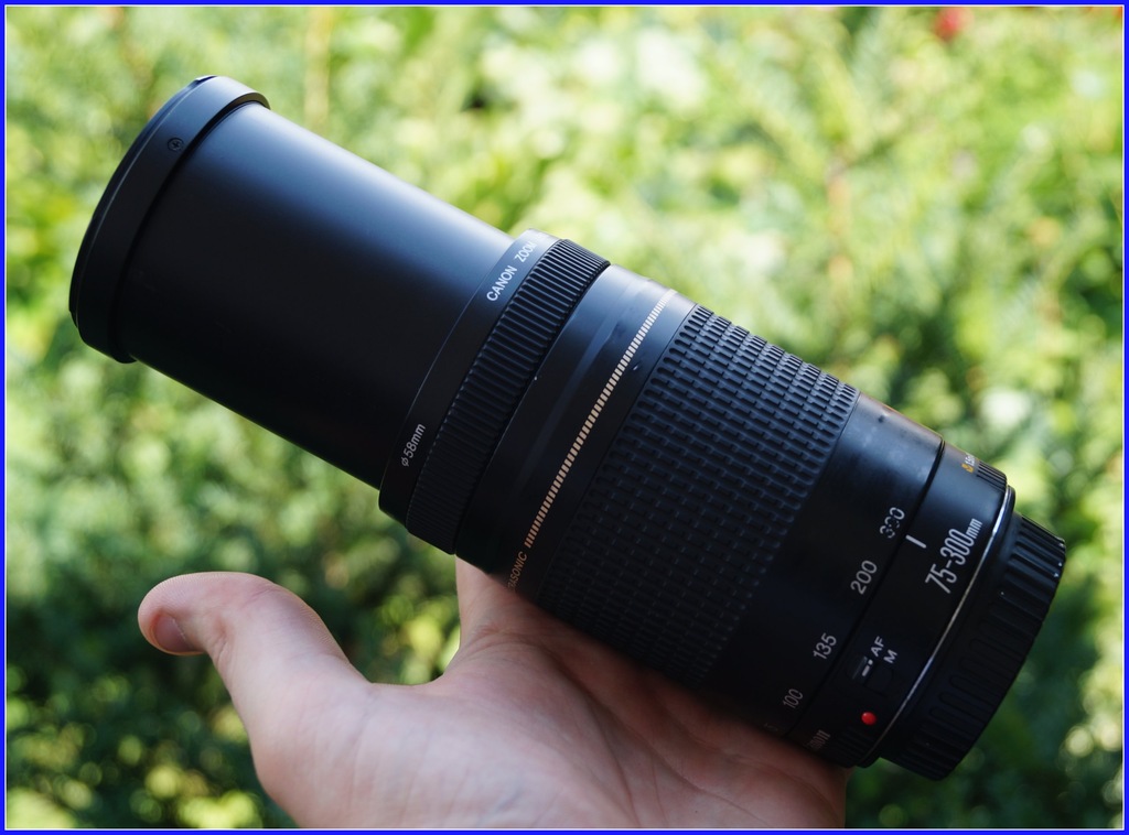 OBIEKTYW CANON ZOOM LENS EF 75-300MM F 1:4-5.6 II