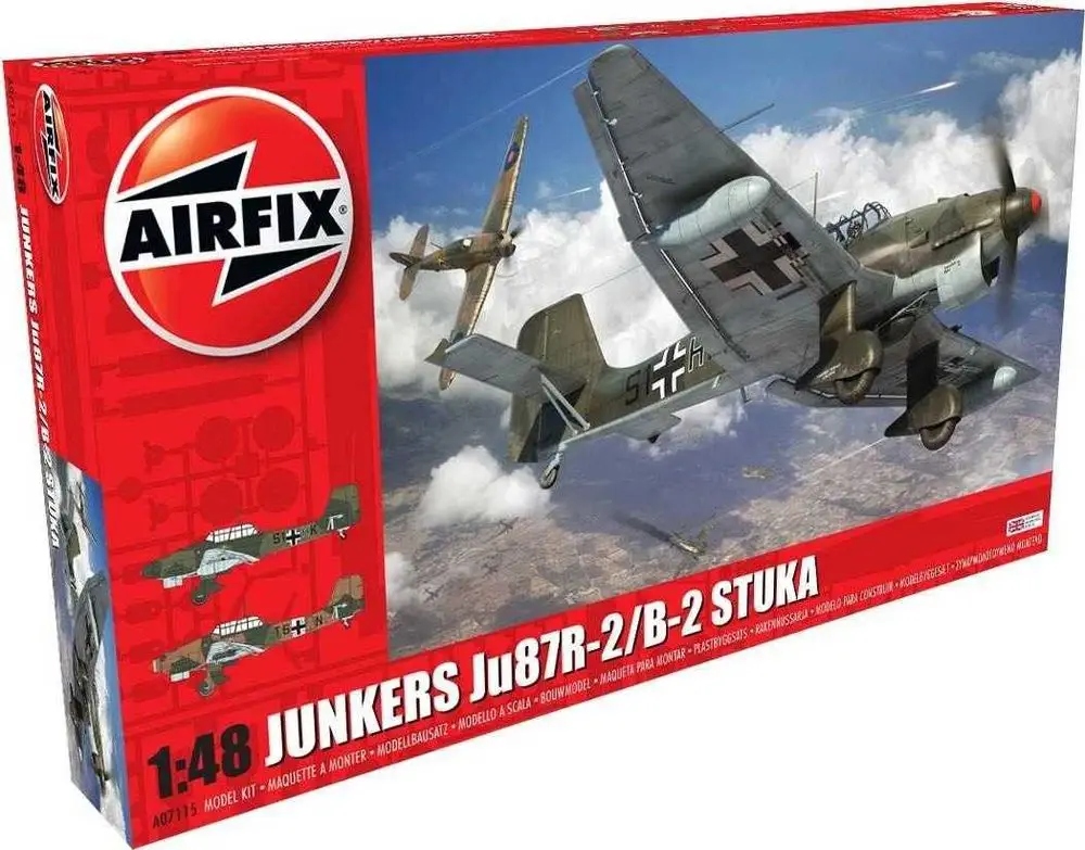 Airfix A07115 - Samolot Junkers Ju87R-2/B-2 1:48